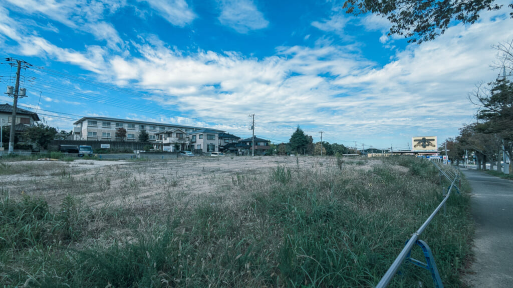 2026年10月撮影・成田市郷部のナリタヤ成田店跡地の現在の様子