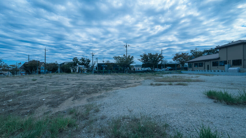 2026年10月撮影・成田市郷部のナリタヤ成田店跡地の更地 その2